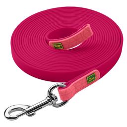 Hunter Convenience Gummi Spor Line Til Hund 5 Meter 1,5mm Hindbær